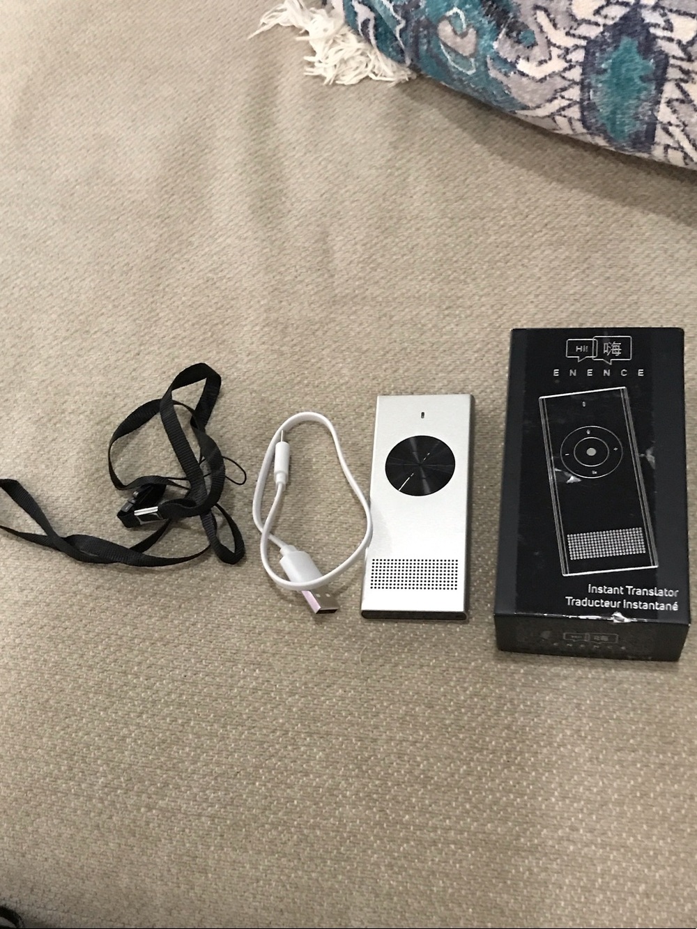 ENENCE Instant Translator - Silver Voice Translator